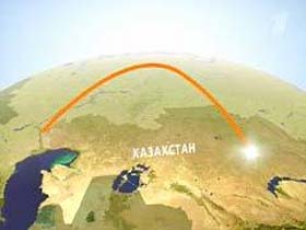 Запуск ракеты К65М-Р. Кадр Первого канала (с)