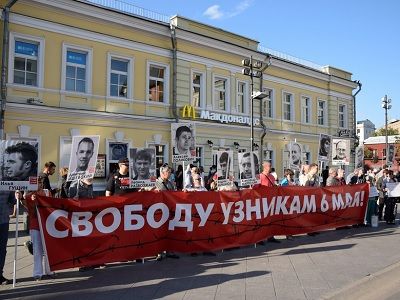 Пикет в поддержку политзаключенных. Фото: styazshkin.livejournal.com