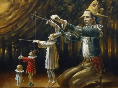 Michael Cheval, "Эволюция". Иллюстрация: republic.ru