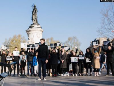 Пикет в поддержку Олега Сенцова. Фото: Крым.Реалии