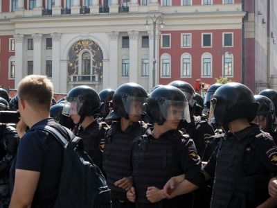 Протесты в Москве