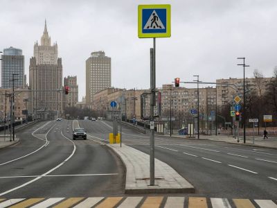 Москва во время самоизоляции из-за коронавируса. Фото: Сергей Фадеичев/ТАСС