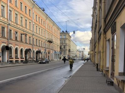 Петербург во время режима самоизоляции. Фото: Кирилл Конторщиков / Невские Новости