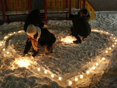 "Любовь сильнее страха". Фото: ТАСС