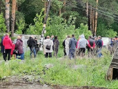 Протест против вырубки. Фото: Сергей Попов, Каспаров.Ru