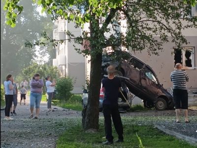 Последствия обстрела города Валуйки. Фото: Вячеслав Гладков / Telegram